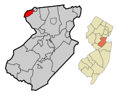Middlesex County New Jersey Incorporated and Unincorporated areas Middlesex Highlighted.svg