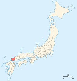 Provinces of Japan-Nagato.svg
