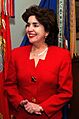 Puerto Rican Governor Sila Calderon at the Pentagon, Feb 27, 2001