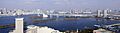 Rainbow Bridge,Tokyo Bay from Odaiba