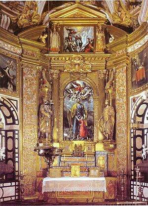 Archivo:Retablo principal de la Capilla de San José (Toledo)