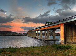 Tasman Bridge at Dusk Edit