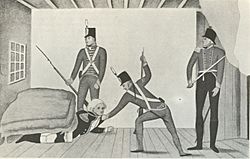 Archivo:The arrest of Bligh propaganda cartoon from around 1810