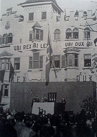 Archivo:Ubi Rex, ibi Lex - ubi Dux, ibi Lux - Municipio di Bressanone