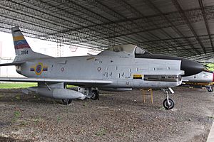 Archivo:0984 NA F-86 Sabre Venezuelan Airforce (7453156340)