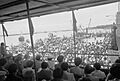 1972. Junio, 25. Rafael Caldera en la inauguración Puerto pesquero de Güiria