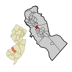 Camden County New Jersey Incorporated and Unincorporated areas Somerdale Highlighted.svg