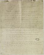 Capitulation de Saragosse 1 - Archives Nationales - AE-II-1544