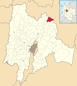 Guachetá ubicada en Cundinamarca