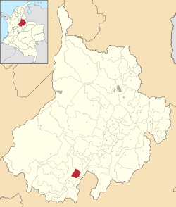 Chipatá ubicada en Santander (Colombia)