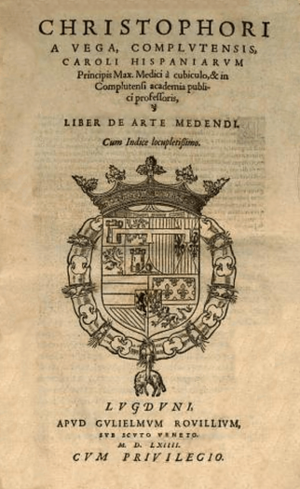 Archivo:Cristóbal de Vega (1564) Liber de arte Medendi
