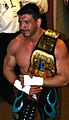 Eddie Guerrero with belt
