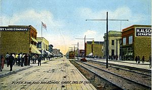 Archivo:GaryIndiana-FifthAve-Broadway-1909-SS (S Shook CollectionO