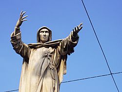 Archivo:Girolamo Savonarola statue - Ferrara, Italy