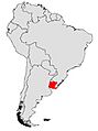 Gymnogeophagus terrapurpura - distribución