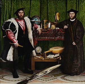 Archivo:Hans Holbein the Younger - The Ambassadors - Google Art Project