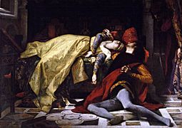 Inf. 06 Alexandre Cabanel, Morte di Francesca da Rimini e di Paolo Malatesta, 1870