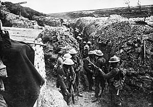 Archivo:Lancashire Fusiliers trench Beaumont Hamel 1916