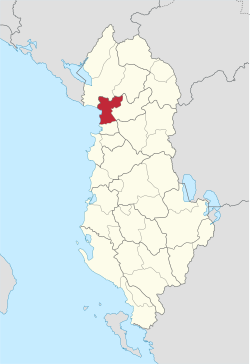 Lezhe in Albania.svg