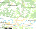 Map commune FR insee code 33373