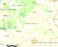 Map commune FR insee code 72087