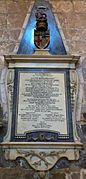 Memorial to Ralph Bigland in Gloucester Cathedral