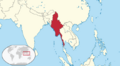 Myanmar in its region