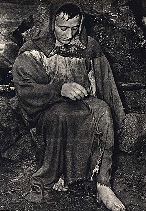 Archivo:Nazario Gerardi as St. Francis in Francesco, giullare di Dio
