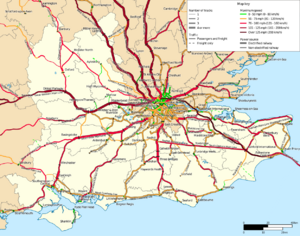 Archivo:Rail transport infrastructure map - UK - South East England
