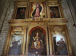 Archivo:Retablo de la capilla de San Pedro. (Catedral de Sevilla)
