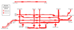 TTC streetcar map.svg