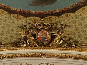 Archivo:Teatro San Carlo-coat of arms above proscenium