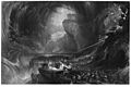 The Deluge engraving by WIlliam Miller after J Martin