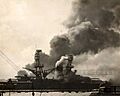 USS Nevada attempts escape from Pearl 80G32558
