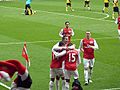 Vermaelen after chamberlain goal
