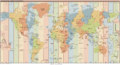 World Time Zones Map