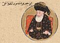 Abbāsid Caliph al-Manṣūr from the genealogy (silsilanāma), Cream of Histories (Zübdet-üt Tevarih, 1598)