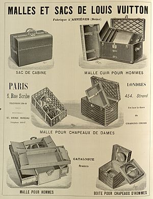 Archivo:Advertisement for Louis Vuitton July 1898