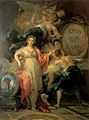 Alegoría de la Villa de Madrid por Goya