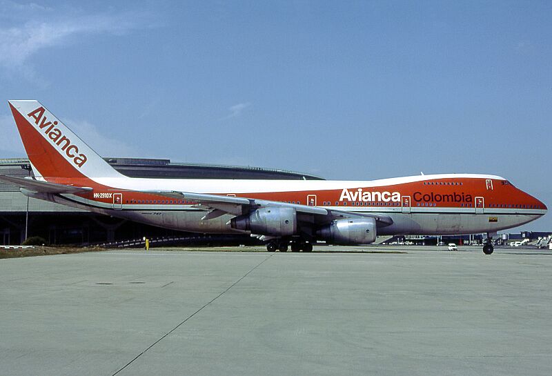 Boeing 747-283BM, Avianca AN1396439