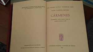 Archivo:Cármenes de Cátulo traducida por Rubén Bonifaz Nuño