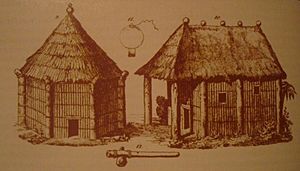 Archivo:Casas de Nicoya. Fernandez de Oviedo. Museo del Jade. Costa Rica