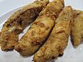 Cazón en adobo, rebozado y frito