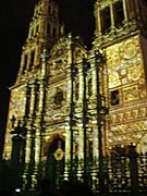 Chihuahua cathedral display