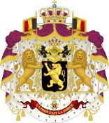 Coat of Arms of the King of the Belgians (1921).svg