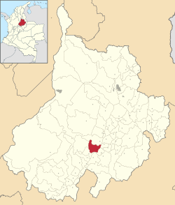 Chima ubicada en Santander (Colombia)