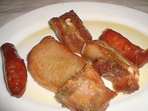 Archivo:Conserva de cerdo en aceite de oliva (Tronchón, Teruel)