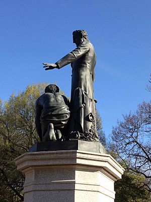 Archivo:Emancipation Memorial, Lincoln Park, Capitol Hill, Washington DC 2014