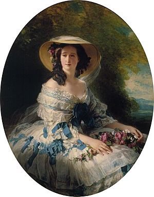 Archivo:Empress Eugénie, Hillwood Museum, 1857