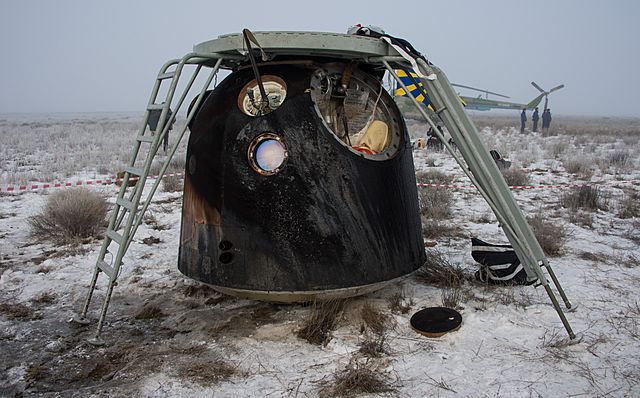 Expedition 42 Soyuz TMA-14M Landing (201503120128HQ)